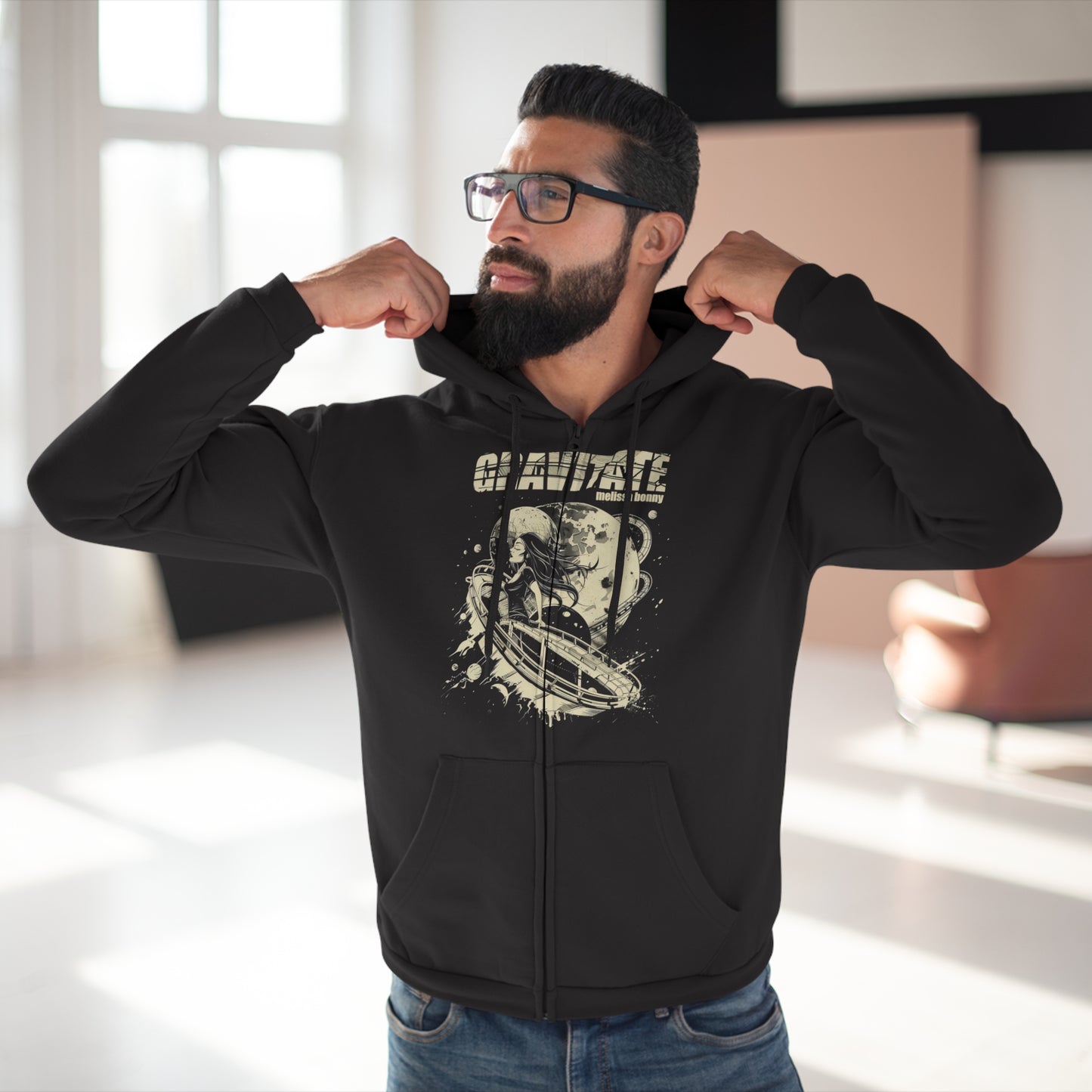 Gravitate - Unisex Hooded Zipper