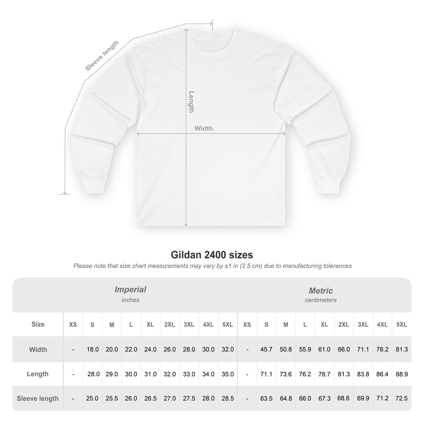 Highs and Lows - Long Sleeve Tee