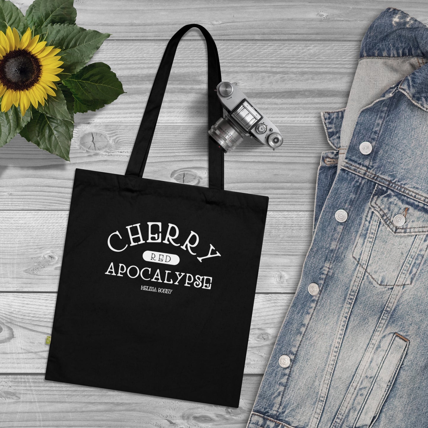 Cherry Red Apocalypse - 2 sides Organic Cotton Tote Bag