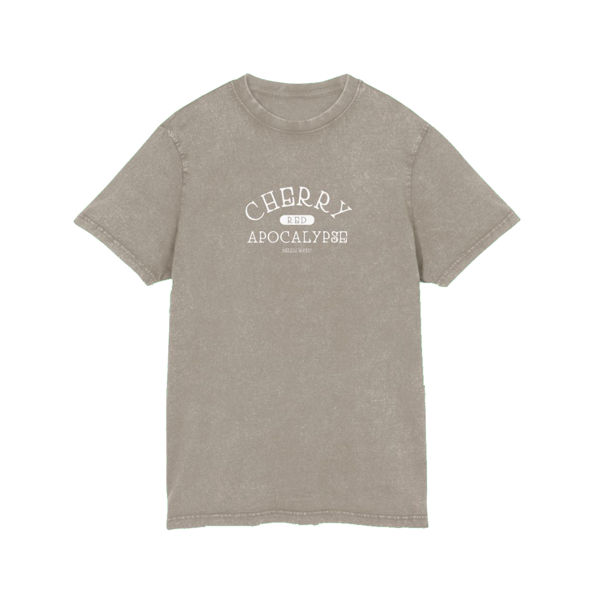 Cherry Red Apocalypse - Khaki Acid-Wash Shirt