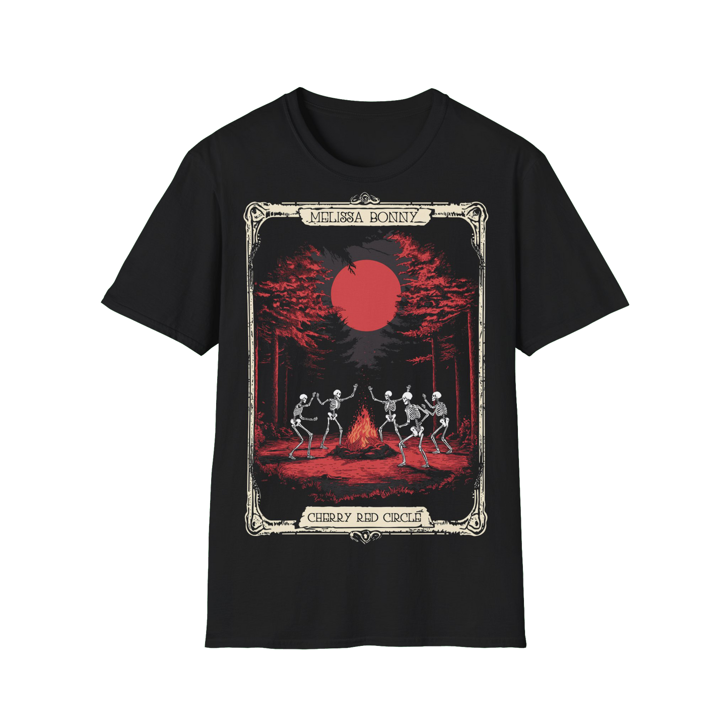 Cherry Red Circle - Tarot Card Shirt