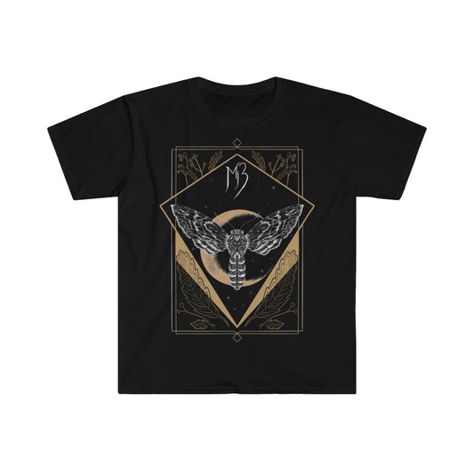MB - Moth & Moon - Unisex Softstyle T-Shirt
